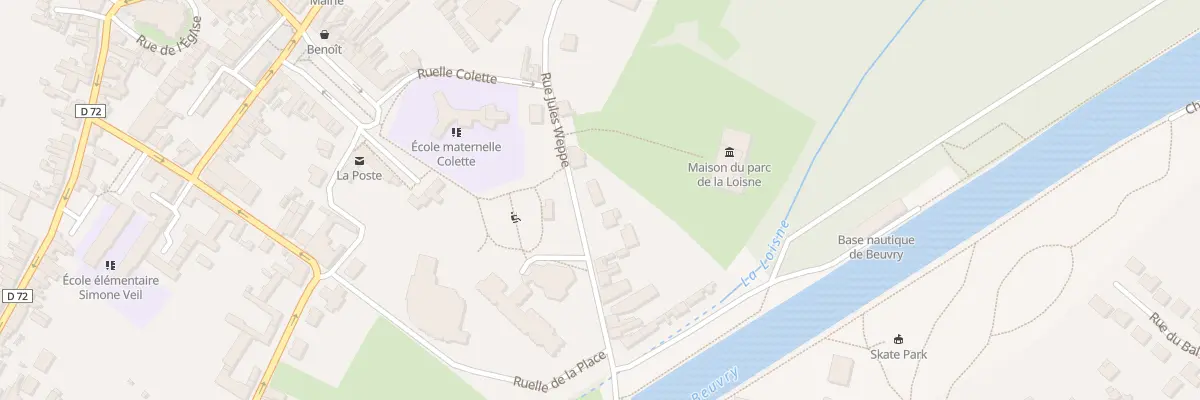 Plan du 9 Rue Jules Weppe à Beuvry