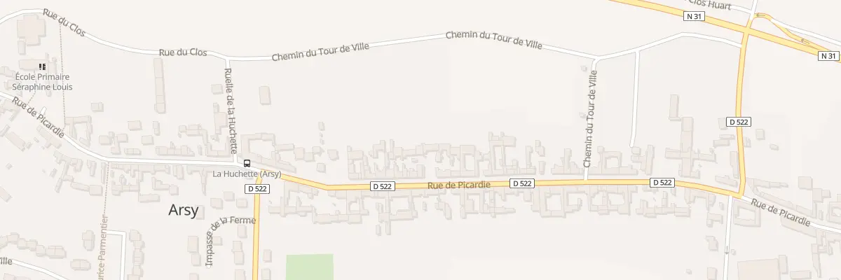Plan du 66B Rue de Picardie à Arsy