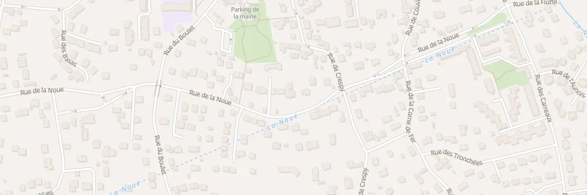 Plan du 521 Rue de la Noue à Vaux-le-Pénil