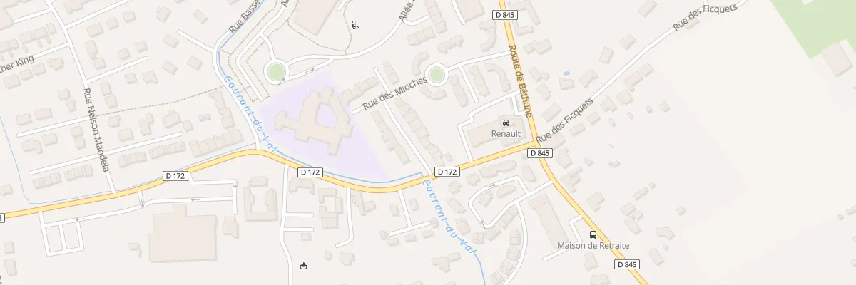 Plan du 90 Rue des Mioches à Lestrem
