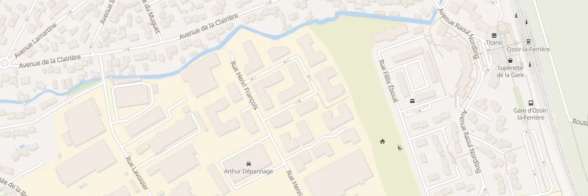 Plan du 1A Rue Bonaparte à Ozoir-la-Ferrière