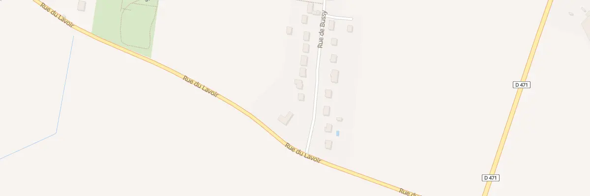 Plan du 50 Rue de Bussy à Montereau-sur-le-Jard