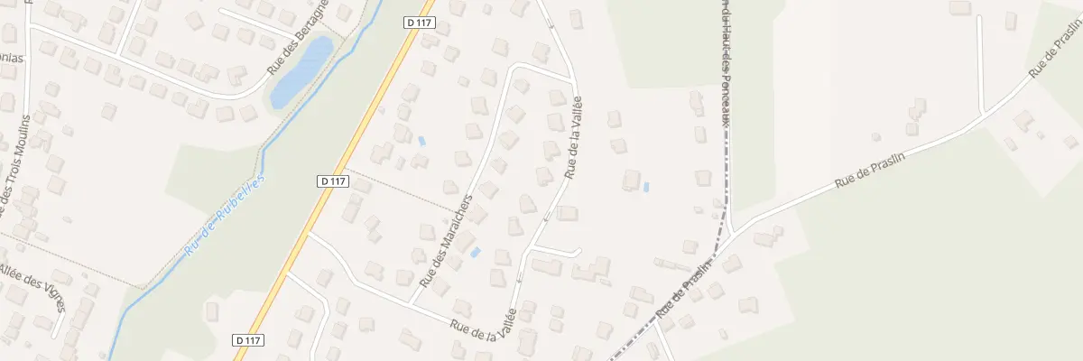 Plan du 260 Rue de la Vallée à Rubelles