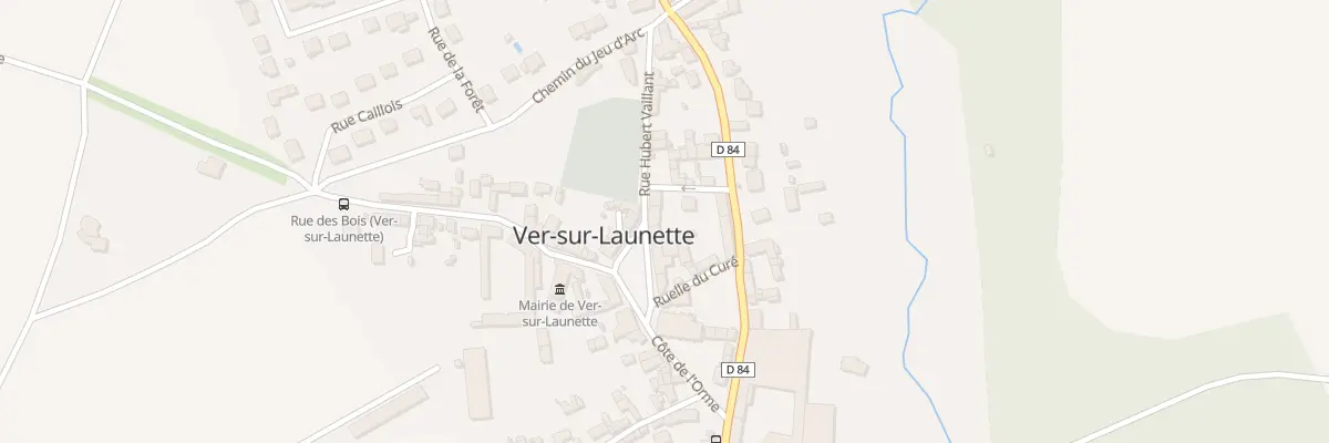Plan du 2 Rue Hubert Vaillant à Ver-sur-Launette