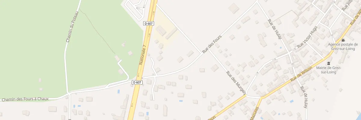 Plan du 5B Rue des Fours à Grez-sur-Loing