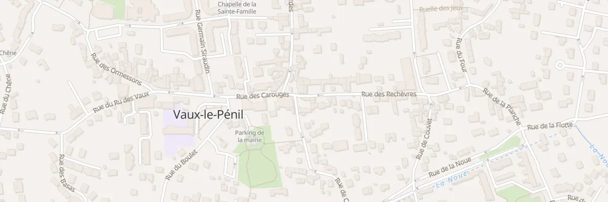 Plan du 1 Rue de Crespy à Vaux-le-Pénil