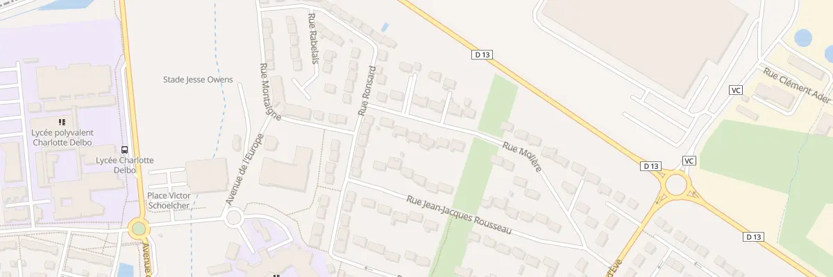 Plan du 15 Rue Molière à Dammartin-en-Goële