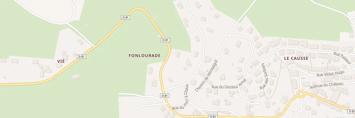 Plan du 2 Rue de Foun Laurado à Lacaune