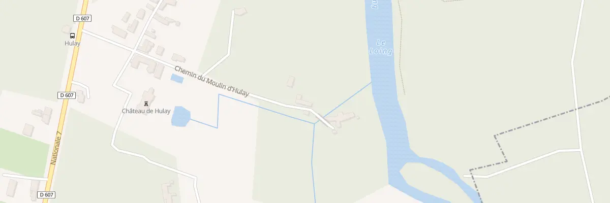 Plan du 2 Che du Moulin d’Hulay à Grez-sur-Loing