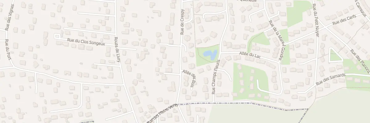 Plan du 673 Rue de Crespy à Vaux-le-Pénil