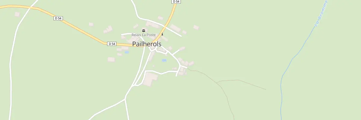Plan du 5003 Le Bourg à Pailherols