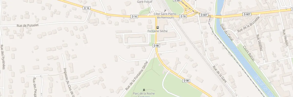 Plan du 2 Rue de la Fontaine Sèche à Saint-Pierre-lès-Nemours