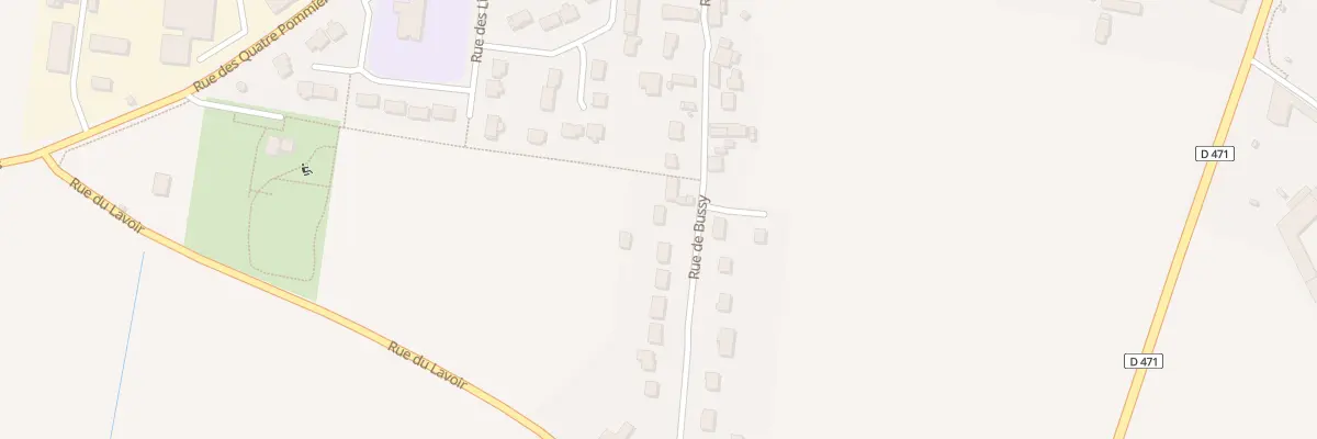 Plan du 38 Rue de Bussy à Montereau-sur-le-Jard