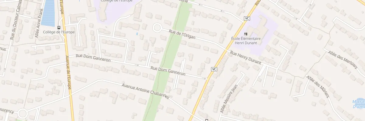 Plan du 6 Rue Dom Ganneron à Dammartin-en-Goële