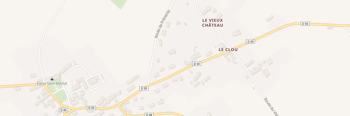 Plan du 288 Le Clou à Montigny