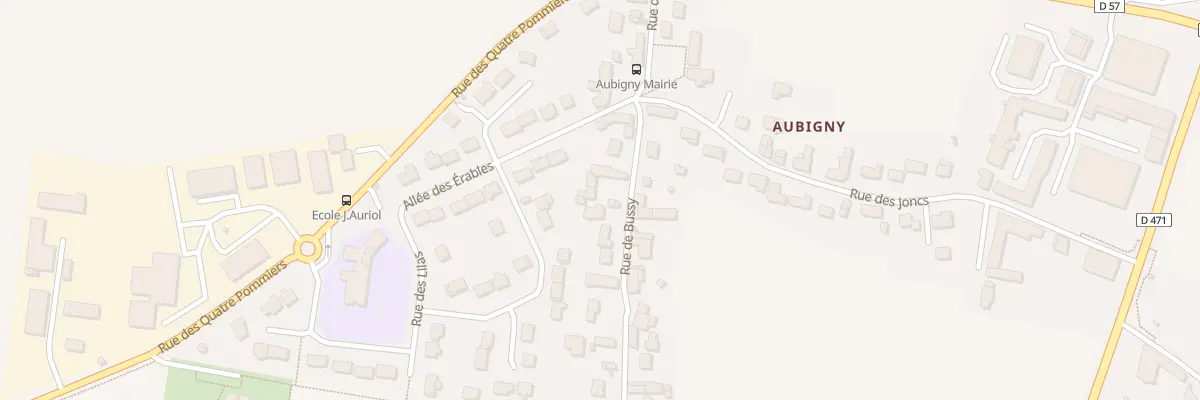 Plan du 16 Rue de Bussy à Montereau-sur-le-Jard