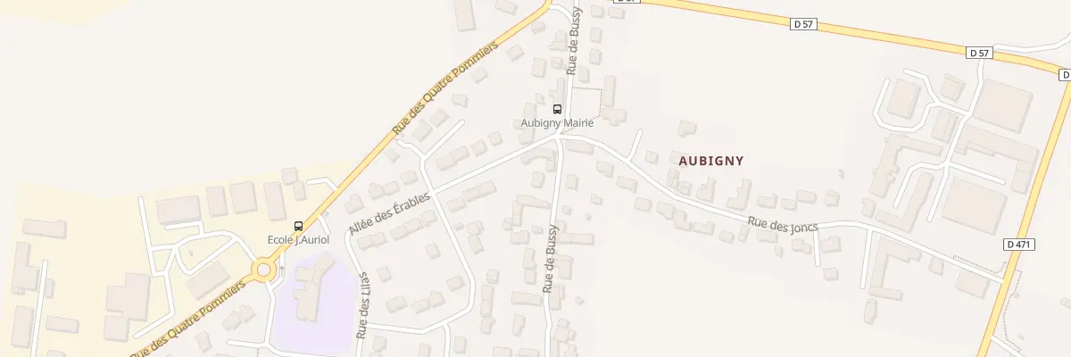 Plan du 12 Rue de Bussy à Montereau-sur-le-Jard