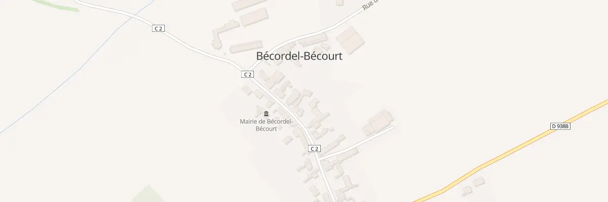 Plan du 26 Gr Grande Rue à Bécordel-Bécourt