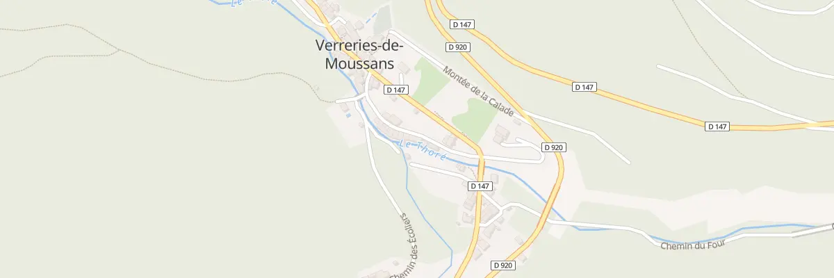 Plan du 30 Rue de la Funt de l’Estat à Verreries-de-Moussans