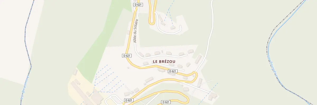 Plan du 5238 Le Brezou à Brommat