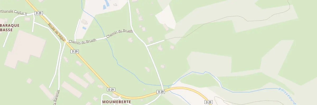 Plan du 29 Che de la Parro à Agen-d’Aveyron