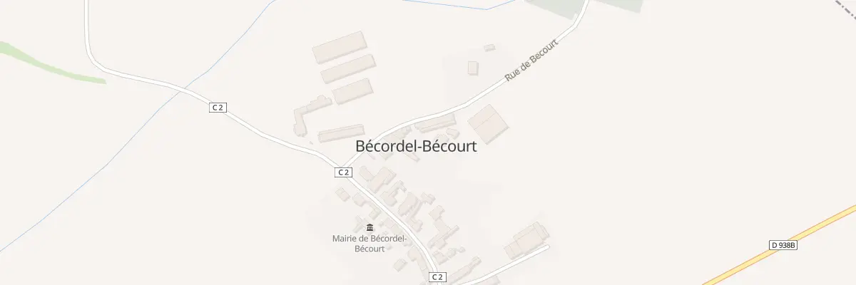 Plan du 6 Rue de Bécourt à Bécordel-Bécourt
