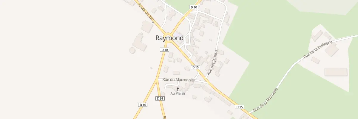 Plan du 2 Rte de Cornusse à Raymond
