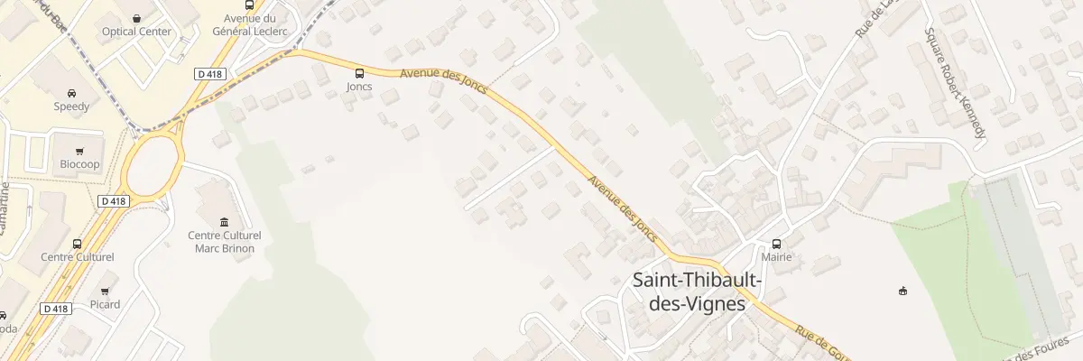 Plan du 3 Sen du Champ des Poules à Saint-Thibault-des-Vignes