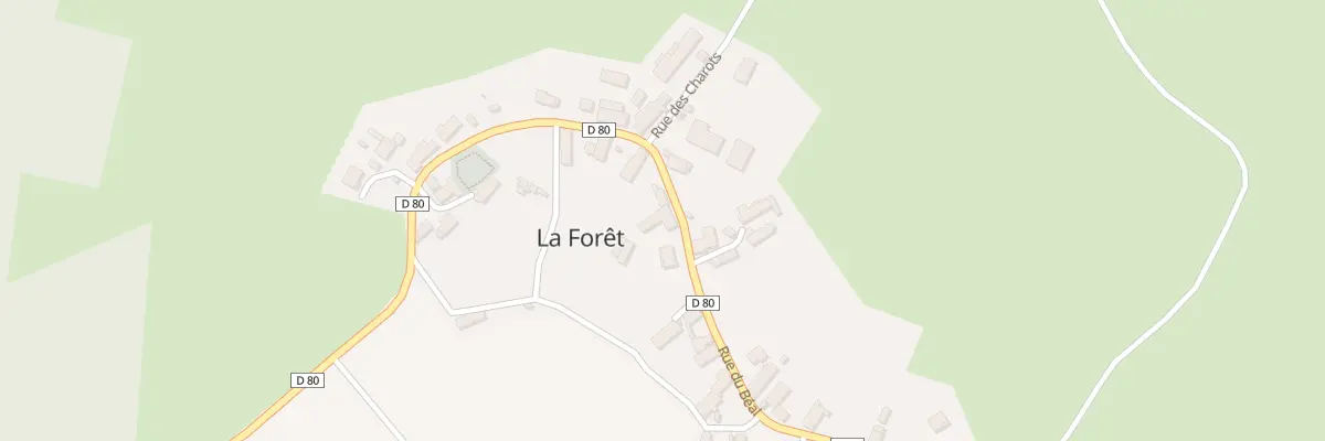 Plan du 5078 La Foret à Cisternes-la-Forêt
