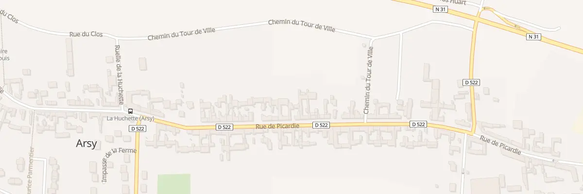 Plan du 56 Rue de Picardie à Arsy