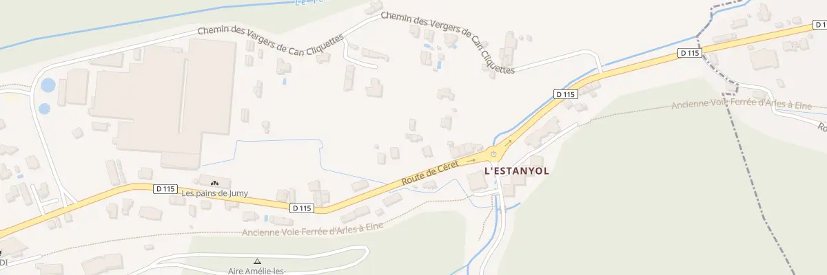 Plan du 31B Rte de Céret à Amélie-les-Bains-Palalda