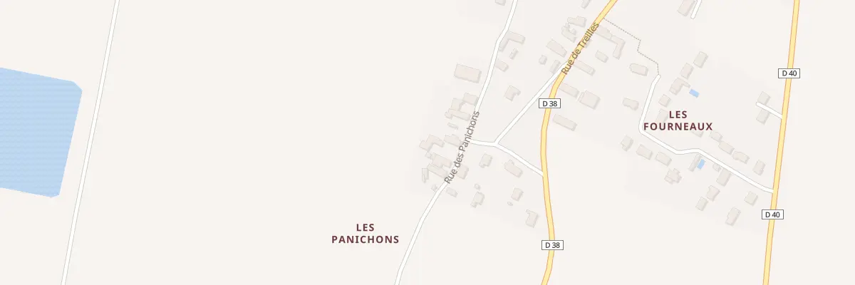 Plan du 14 Rue des Panichons à Préfontaines