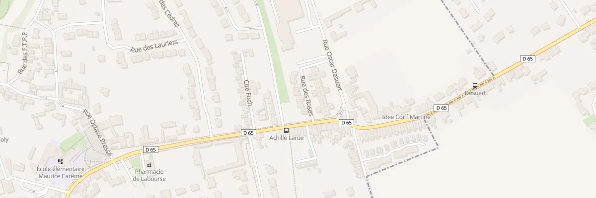 Plan du 5 Rue des Roses à Labourse