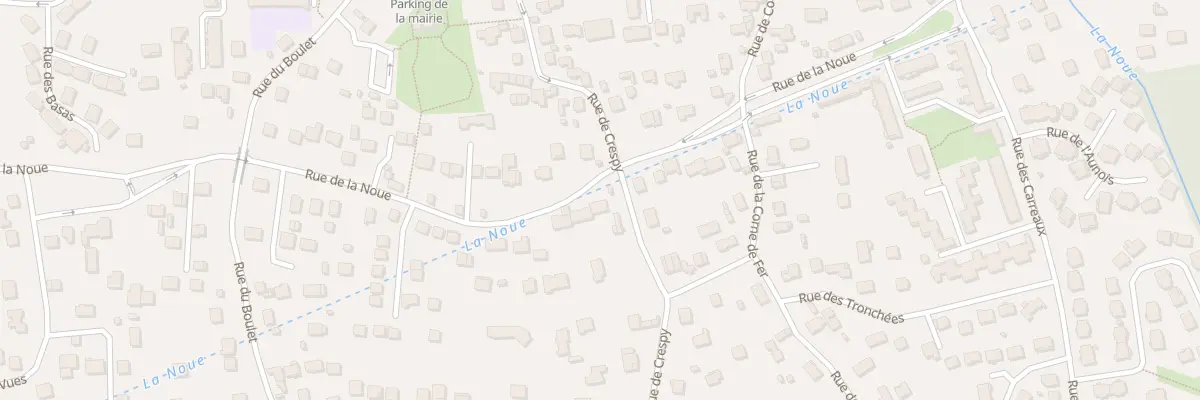 Plan du 590 Rue de la Noue à Vaux-le-Pénil