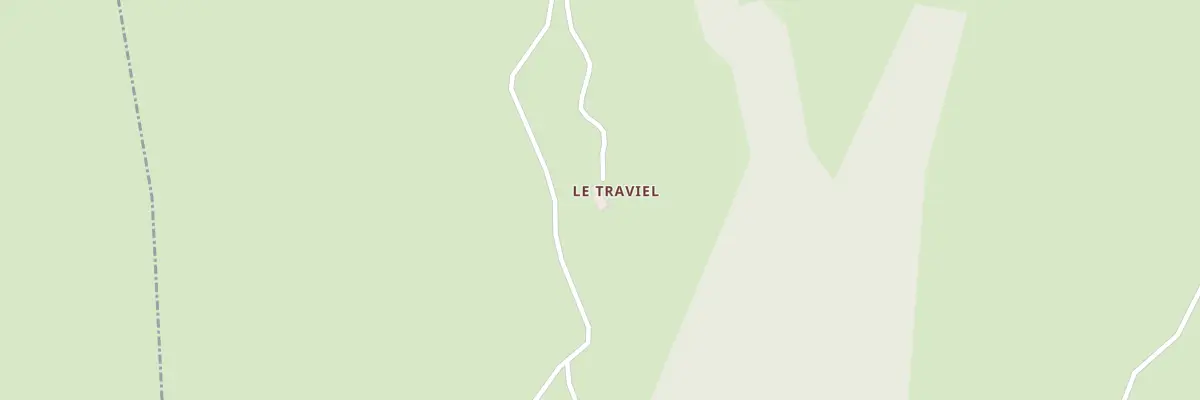 Plan du 6050 Le Traviel à Cheylade