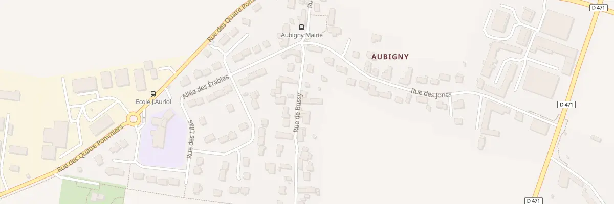 Plan du 17 Rue de Bussy à Montereau-sur-le-Jard