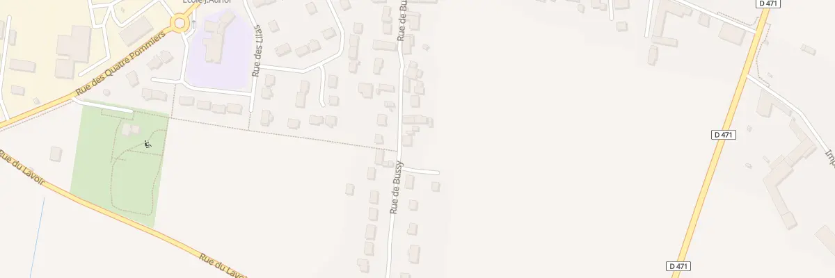 Plan du 29 Rue de Bussy à Montereau-sur-le-Jard