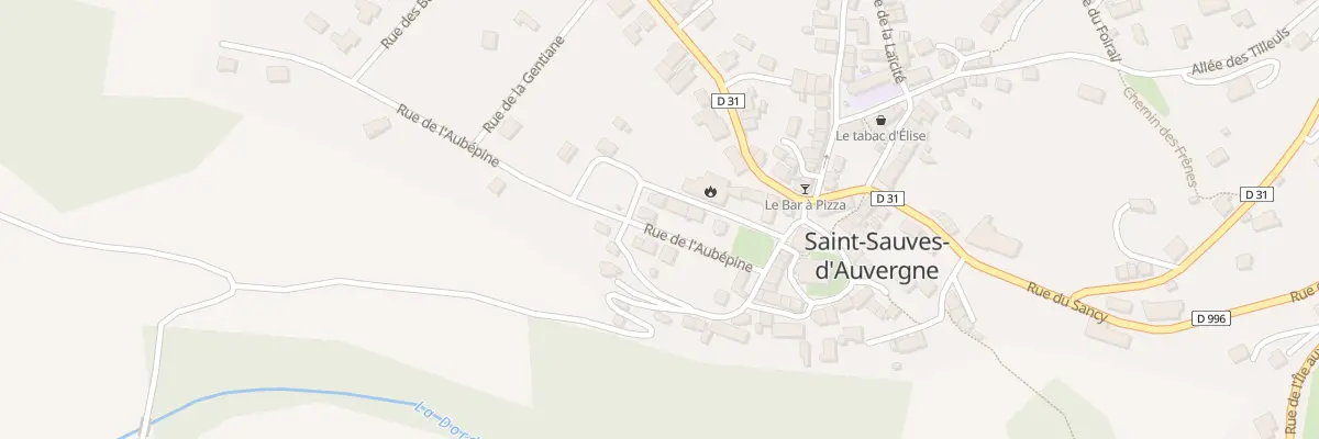 Plan du 5952 Le Bourg à Saint-Sauves-d’Auvergne