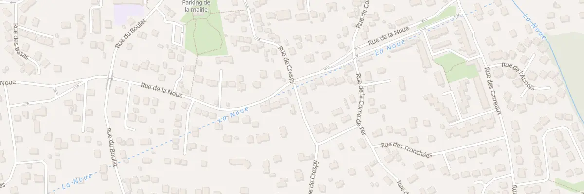 Plan du 46 Rue de Crespy à Vaux-le-Pénil