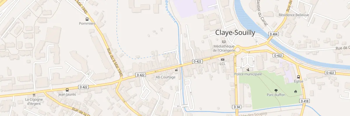 Plan du 43A Rue Jean Jaurès à Claye-Souilly