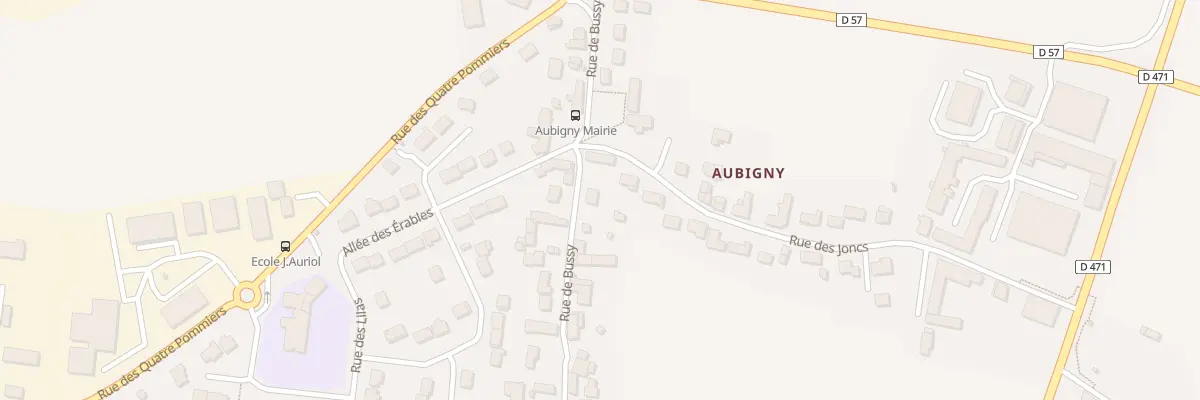 Plan du 9 Rue de Bussy à Montereau-sur-le-Jard