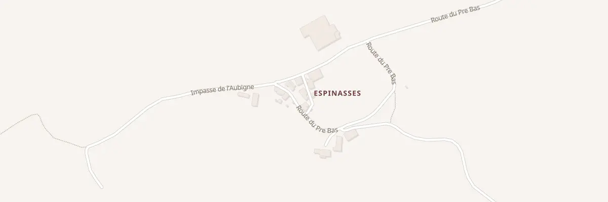 Plan du 5340 Espinasses à Pont-de-Salars