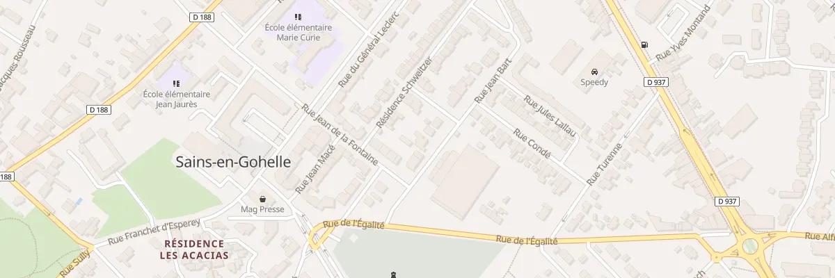 Plan du 5 Rue Jean Bart à Sains-en-Gohelle