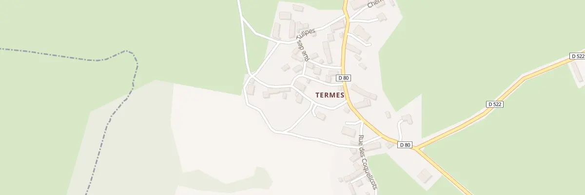 Plan du 5110 Termes à Biollet
