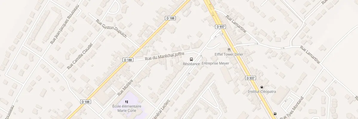 Plan du 3 Rue du Marechal Joffre à Sains-en-Gohelle