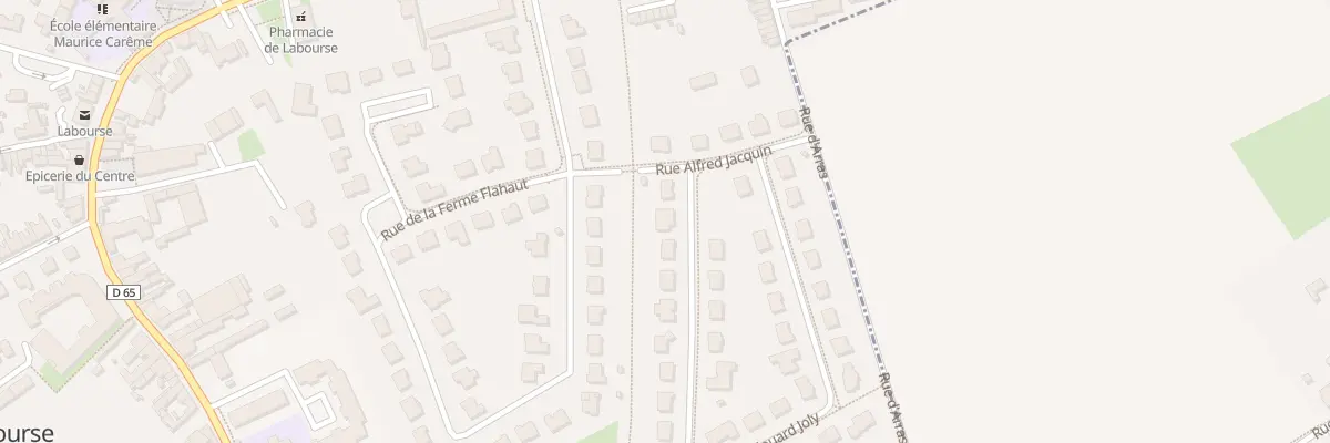 Plan du 13 Rue Alfred Jacquin à Labourse