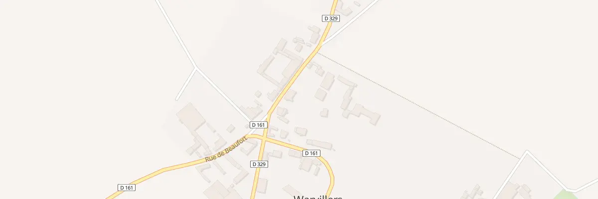 Plan du 8 Rue de Rosières à Warvillers