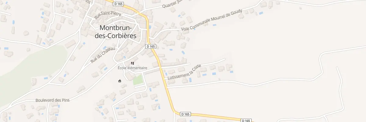 Plan du 12 All des Platanes à Montbrun-des-Corbières