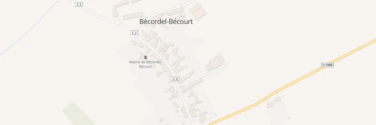 Plan du 18 Gr Grande Rue à Bécordel-Bécourt