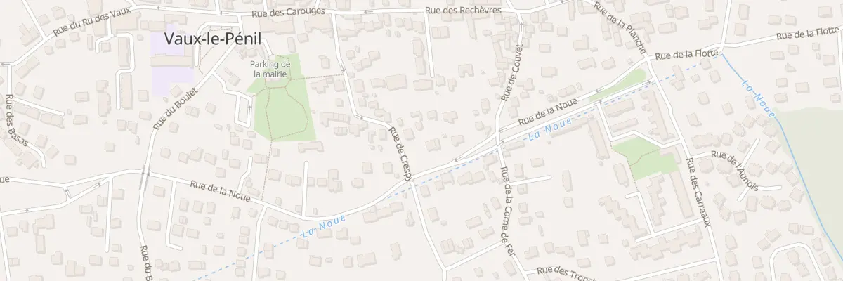 Plan du 645 Rue de la Noue à Vaux-le-Pénil